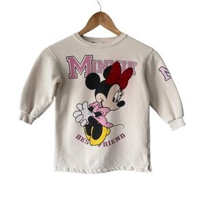 Zara x Disney Minnie Mouse Kids Sweater Dress - Cream 2/3 Years